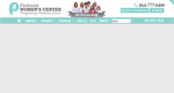 Desktop Screenshot of piedmontwomenscenter.org