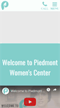 Mobile Screenshot of piedmontwomenscenter.org